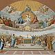 Disputation of the Sacrament, Painting after Raphael (1483 – 1520), Stanza della Segnatura, from 1509, Fresco, Vatican Palace, Rome