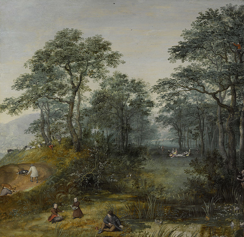 Wooded Landscape with Figures