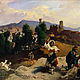 Italienische Landschaft mit Olevano