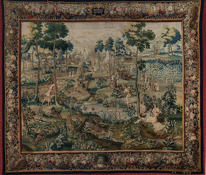 Tapisserie - Teil eines Monatszyklus - September/Oktober