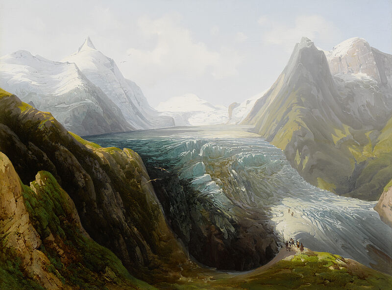 Der Großglockner mit der Pasterze
