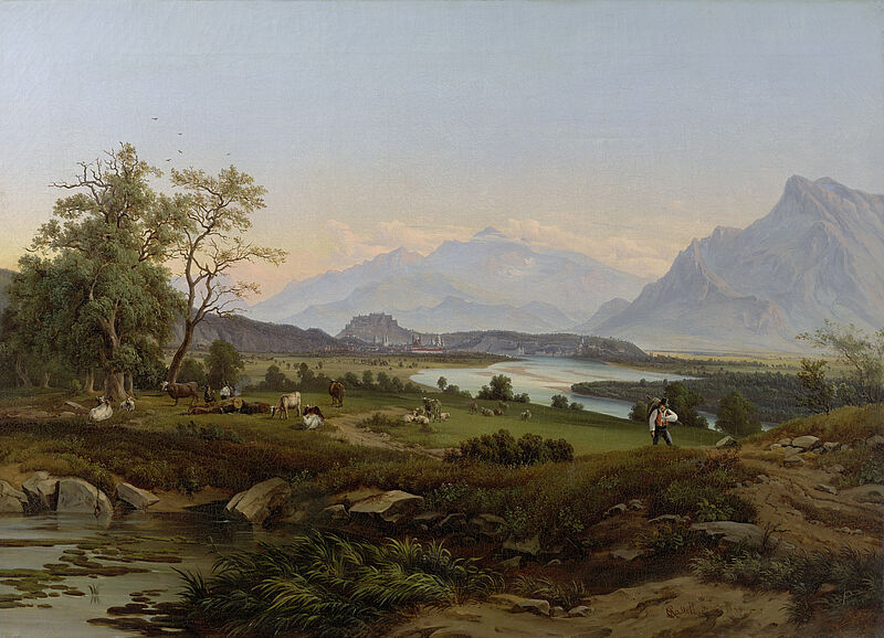 Salzburger Ansicht von Maria Plain