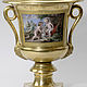 Nymphenburg vase with copies of paintings
