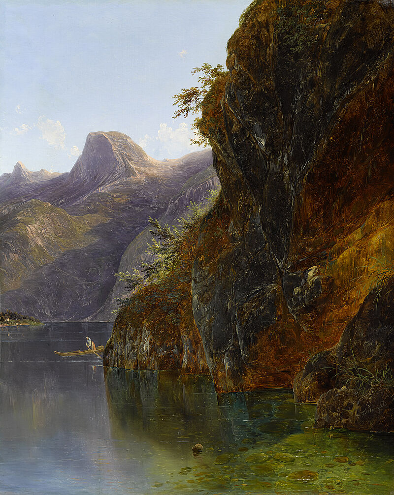 Dachstein with Lake Hallstatt