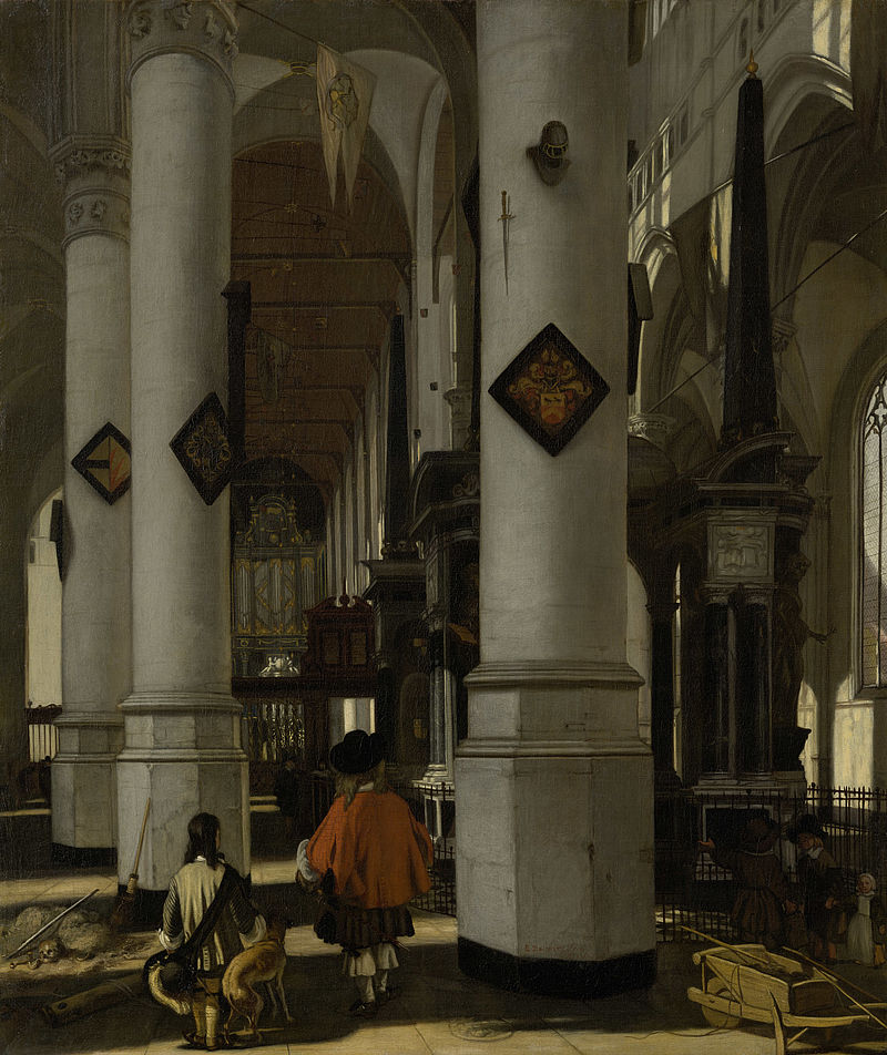 Interior of the Nieuwe Kerk at Delft