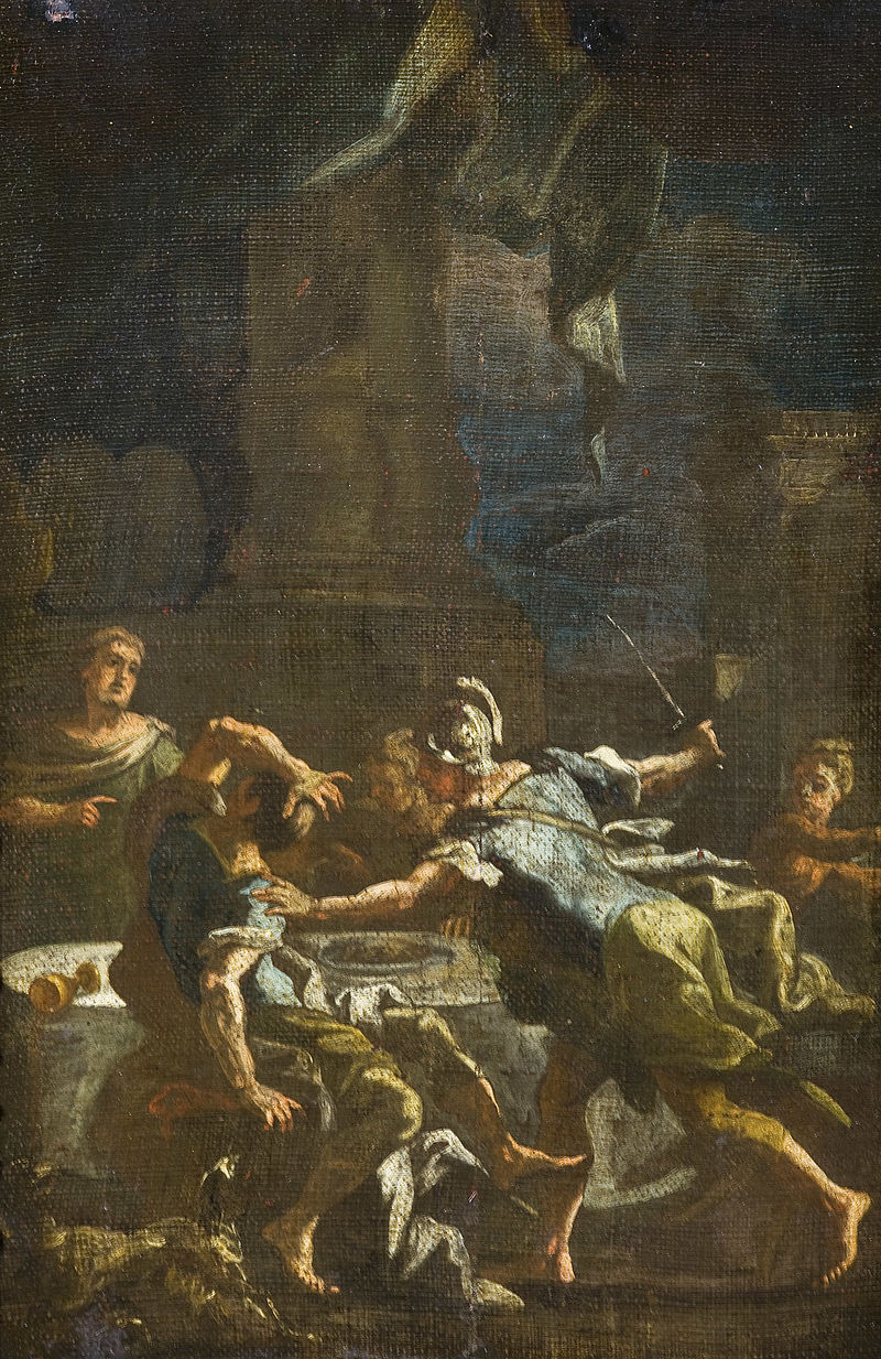 Ancient Banquet and Murder Scene