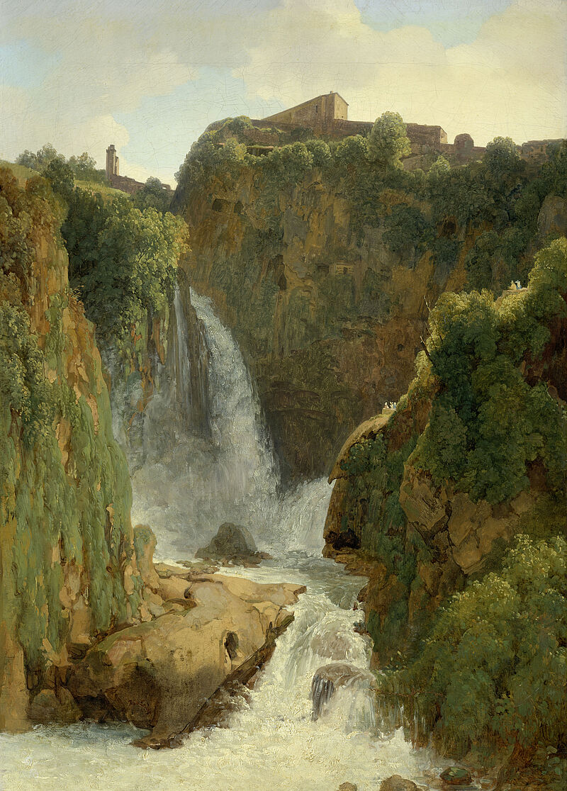 © Residenzgalerie Salzburg, Illustration Fotostudio Ulrich Ghezzi, Oberalm Waterfall near Tivoli