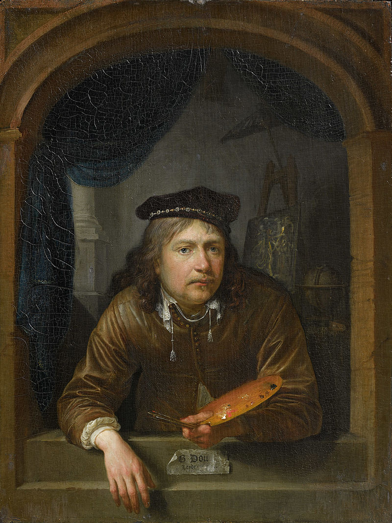 Self-portrait in a Window