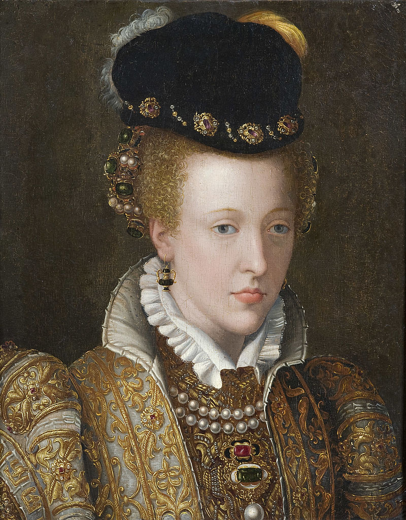 Johanna Erzherzogin von Österreich (1547 Wien-1578 Florenz), 1565 ∞ Großherzog Francesco I. von Toskana de’ Medici (1541 Florenz–1587 Villa Poggio a Caiano)