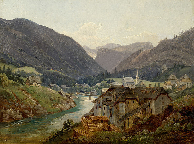 View of Ischl from the West (Lauffen near Ischl)