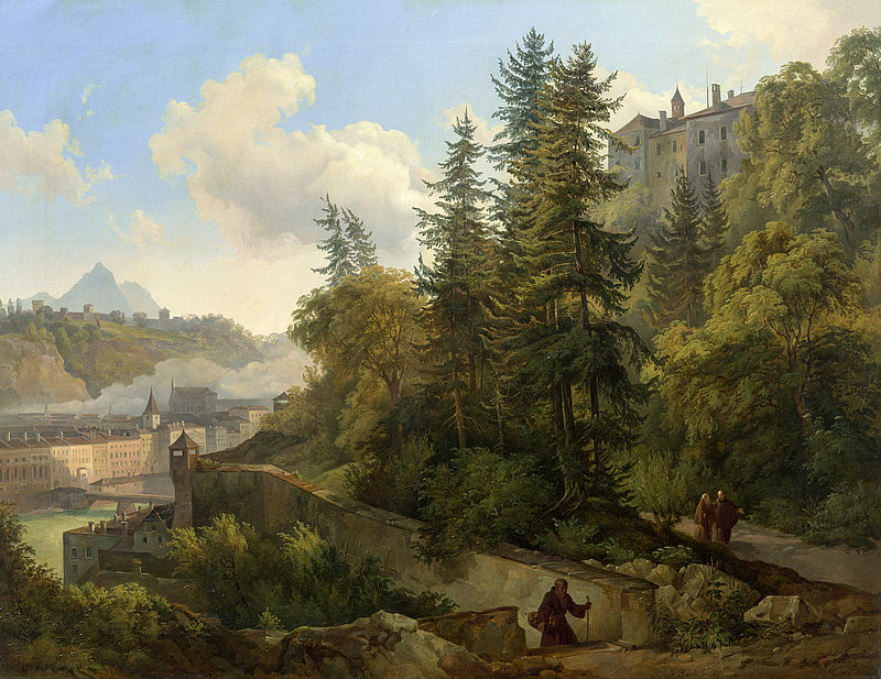Kapuzinerberg with a view of Salzburg
