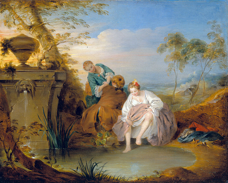 L’Essay du Bain – Galante Szene am Brunnen