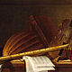 Still life with musical instruments