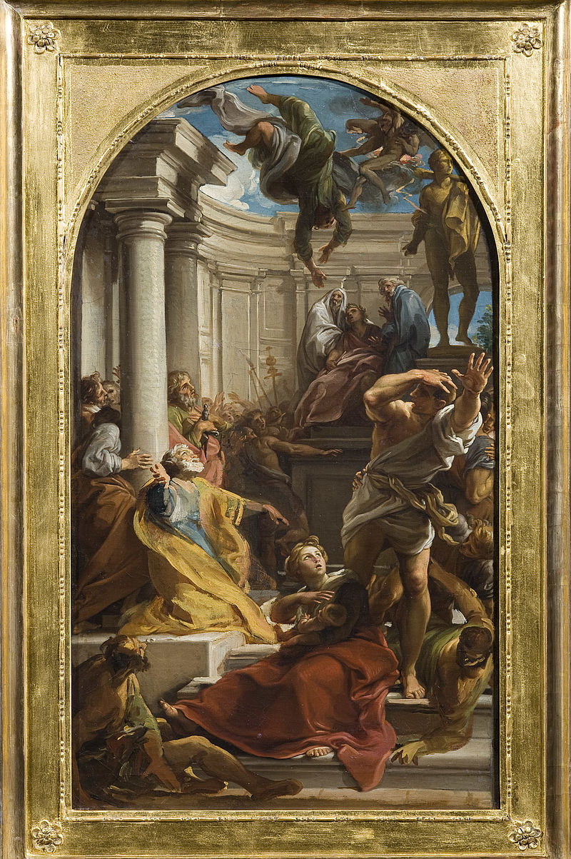 The Fall of Simon Magnus (Sketch for Santa Maria degli Angeli, Rome)