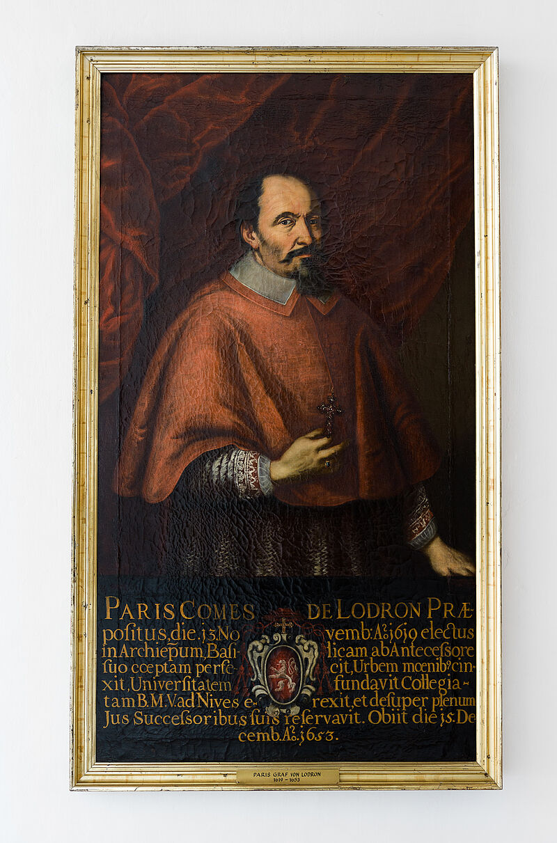 © Residenz zu Salzburg, Prunkräume, Foto: Stürzenbaum Erzbischof Paris Lodron