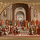 © Residenzgalerie Salzburg, Illustration Fotostudio Ulrich Ghezzi, Oberalm School of Athens, Painting after Raphael (1483 – 1520), Stanza della Segnatura, from 1509, Fresco, Vatican Palace, Rome