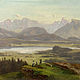 View of Untersberg and Göll