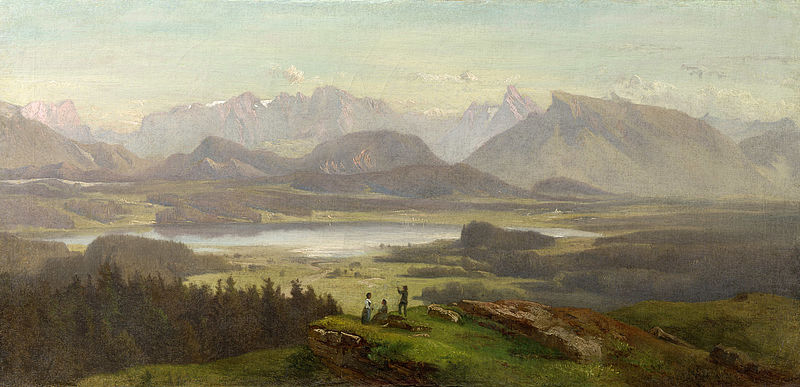 Ansicht von Untersberg und Göll