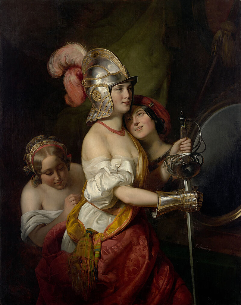 In the theatre dressing-room