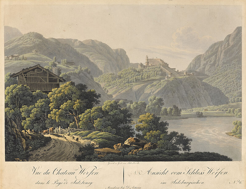 View of Hohenwerfen Fortress