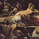 Pair of lovers surrounded by Bacchantes