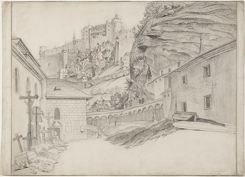 Der Friedhof von St. Peter in Salzburg