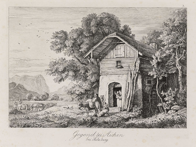 Countryside around Aichen, near Salzburg
