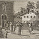 Sunday, church entrance in Berchtesgaden