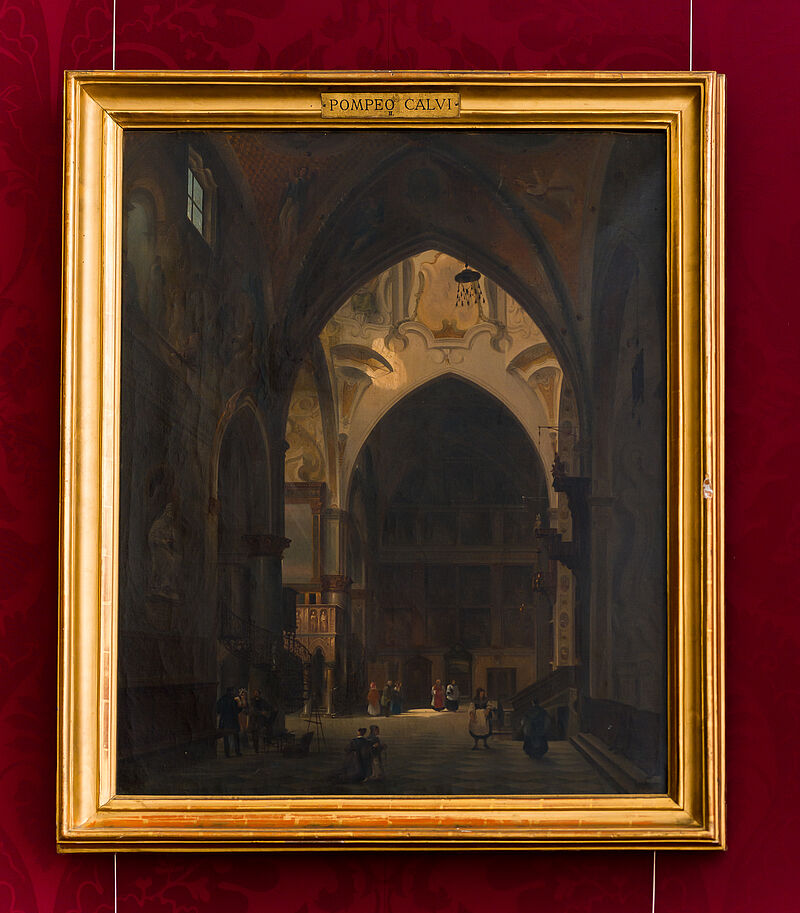 Blick in die Vierung einer gotischen Kirche