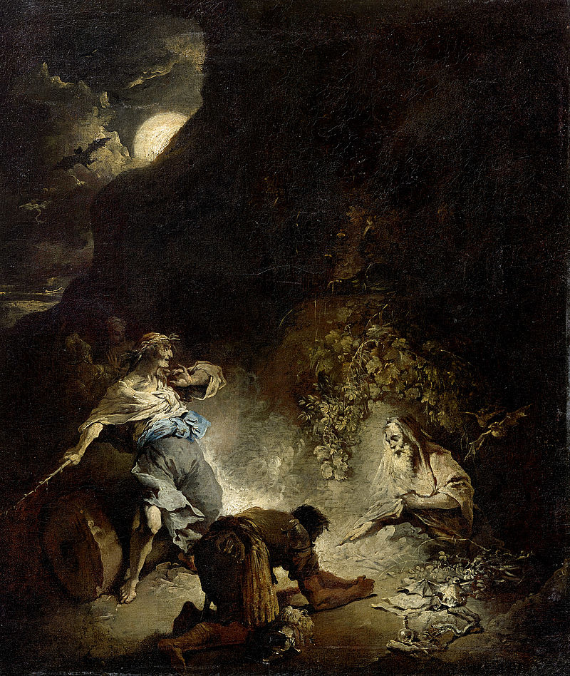 König Saul und die Hexe von Endor