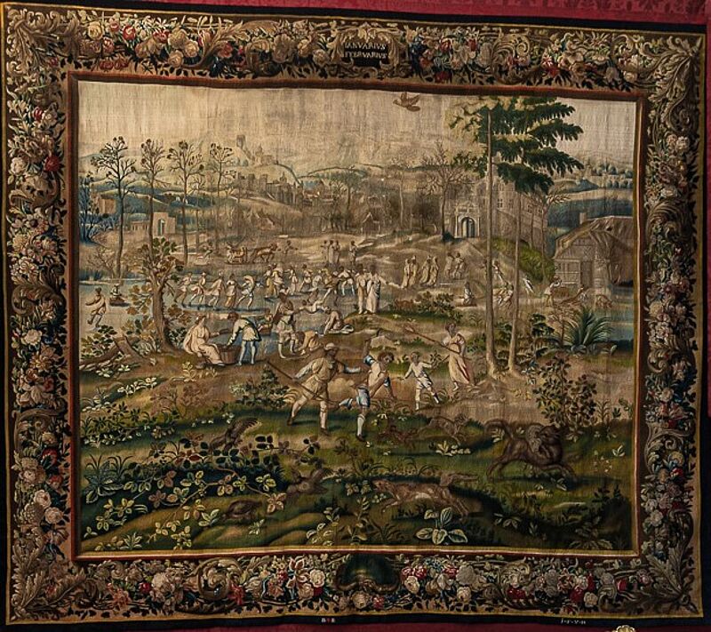 Tapisserie - Teil eines Monatszyklus - Jänner/Februar