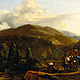 Mountain Region with Peasants riding