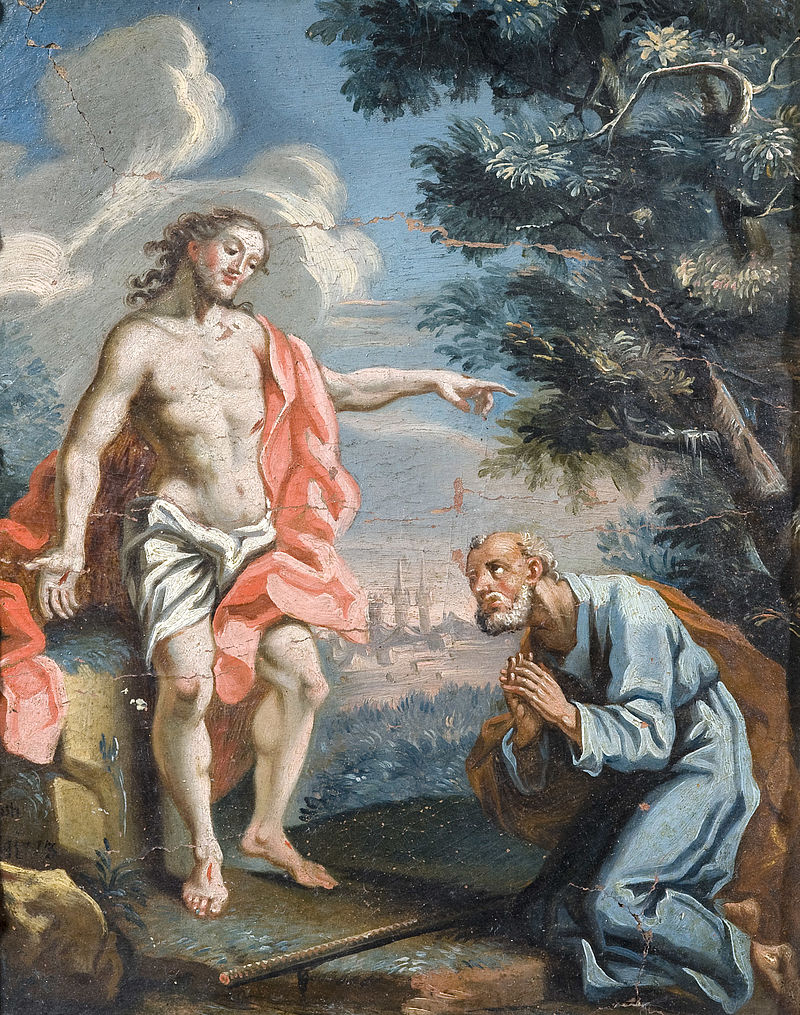 Christus erscheint dem hl. Petrus