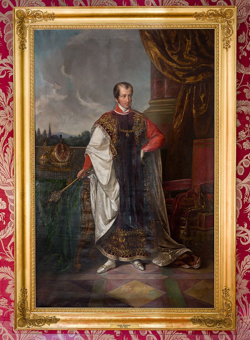© Residenz zu Salzburg, Prunkräume, Foto: Stürzenbaum Kaiser Ferdinand I.