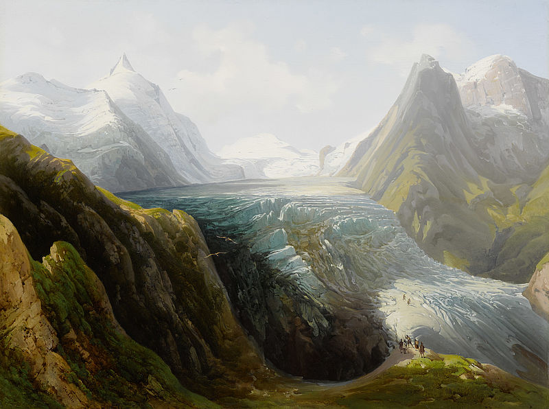 The Grossglockner Mountain with the Pasterze Glacier