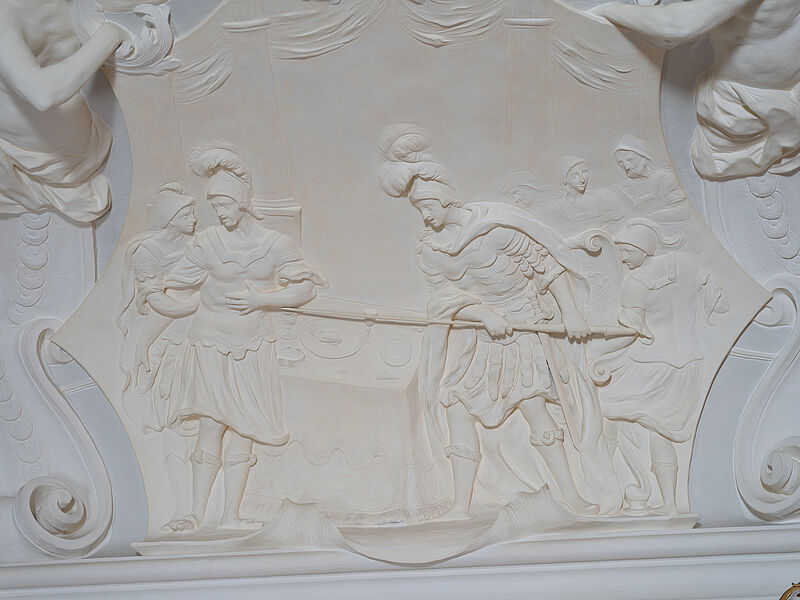 Stuckmedaillon - Der Mord an Kleitos