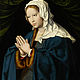 The Virgin praying