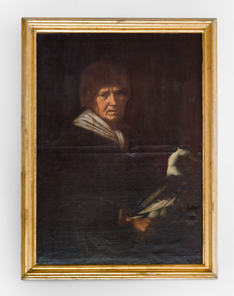 © Residenz zu Salzburg, Prunkräume, Foto: Stürzenbaum Frau mit Gans