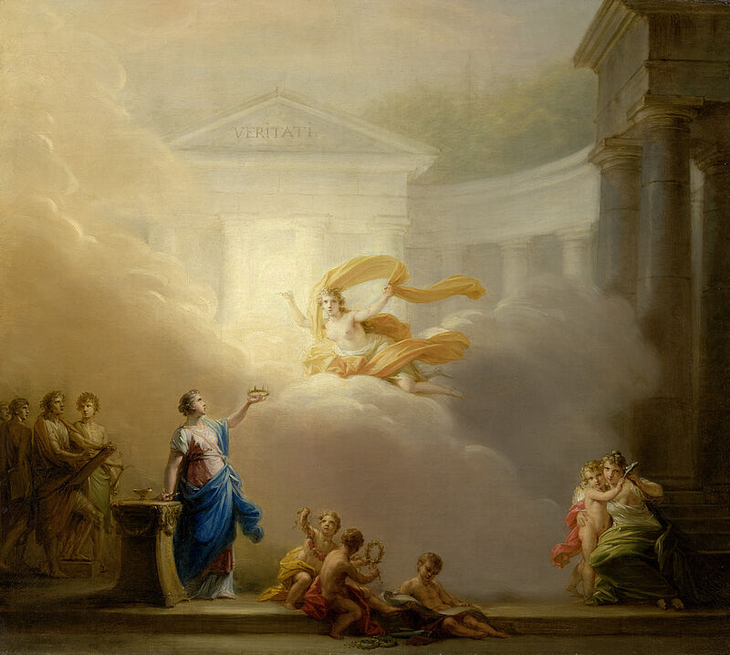 The Muses of comedy and tragedy (Kärntnertortheater – design for a theatre curtain)