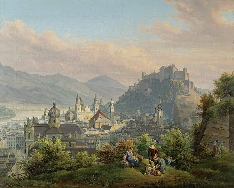 Stadtansicht von Salzburg