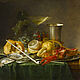 © Residenzgalerie Salzburg, Aufnahme Fotostudio Ulrich Ghezzi, Oberalm Stillleben, Frühstück mit Champagnerglas und Pfeife