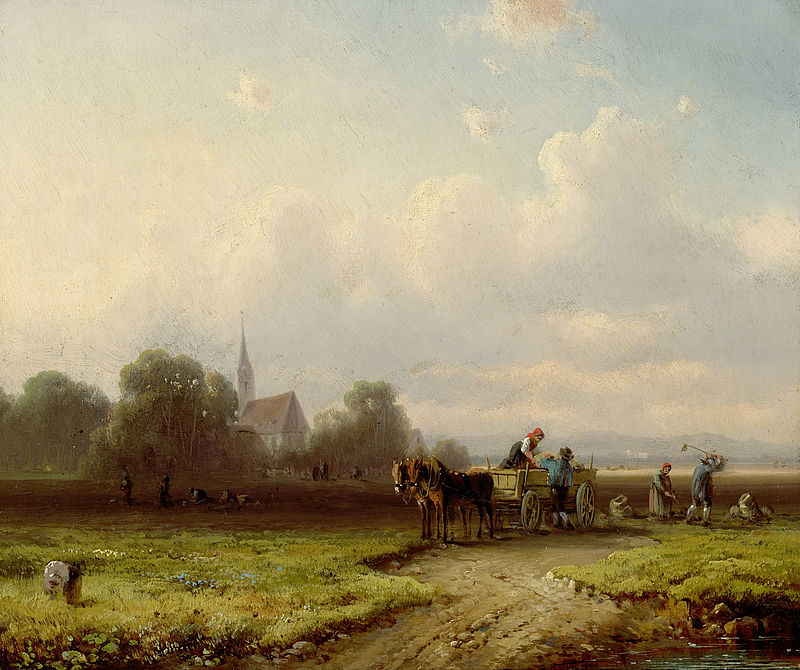Harvest in Maxglan (Salzburg)