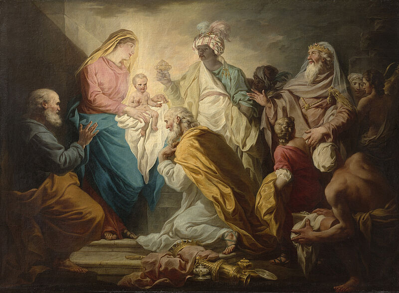 © Residenzgalerie Salzburg, Aufnahme Fotostudio Ulrich Ghezzi, Oberalm Anbetung der Heiligen Drei Könige