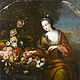 Portrait of a Lady with Flowers and Fruit (Flora with Flowers)