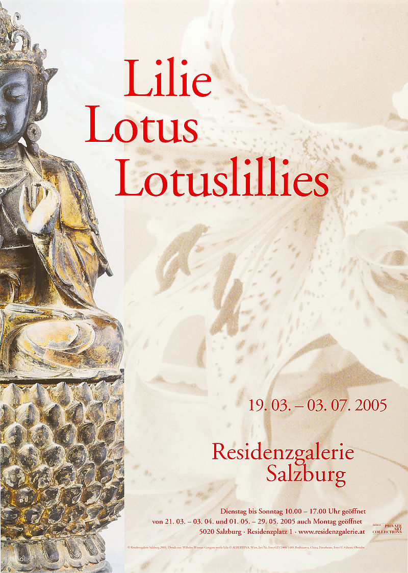 Lilie Lotus Lotuslillies 19.3.-3.7.2005 Residenzgalerie Salzburg