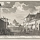 Die Loretha Kürchen und Closter deren F.F.Capucinerinnen zu Saltzburg. / L`Eglise de Lorete ou des Capucines à Salsbourg.