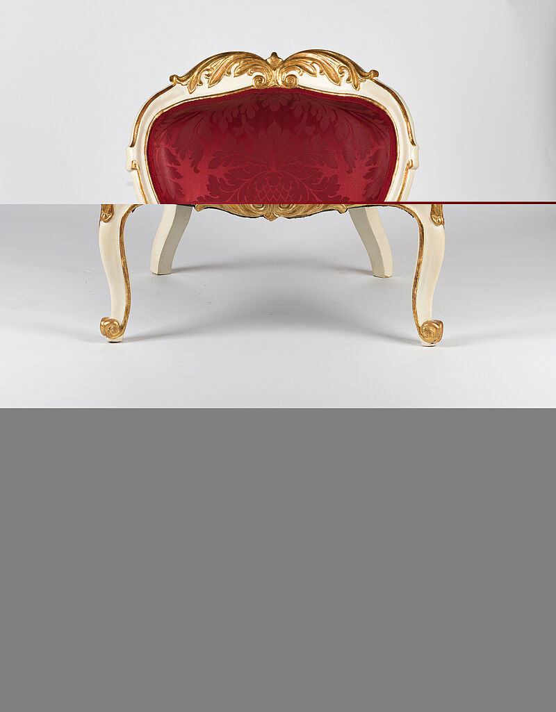 Armlehnsessel (sog. Bergère) im Barockstil