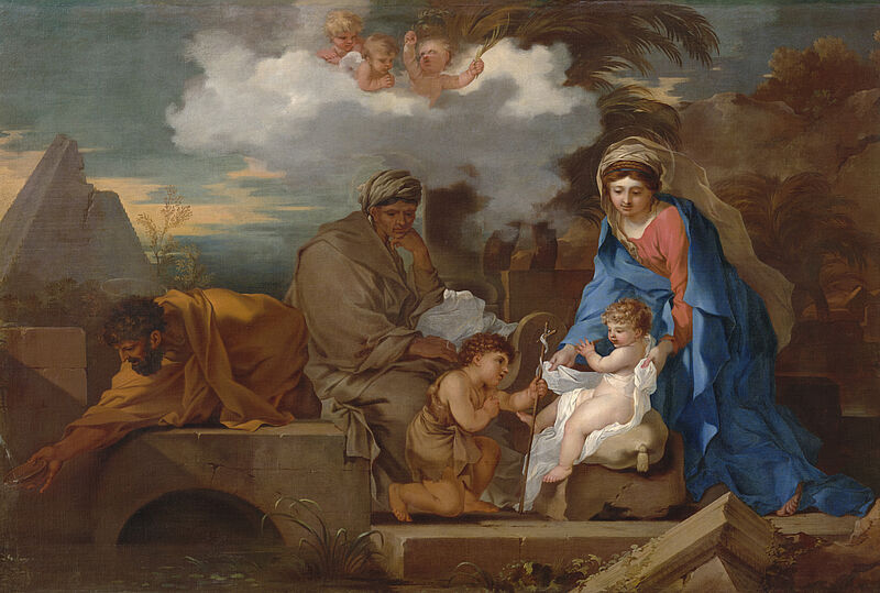 © Residenzgalerie Salzburg, Aufnahme Fotostudio Ulrich Ghezzi, Oberalm Heilige Familie mit hl. Elisabeth und Johannesknaben