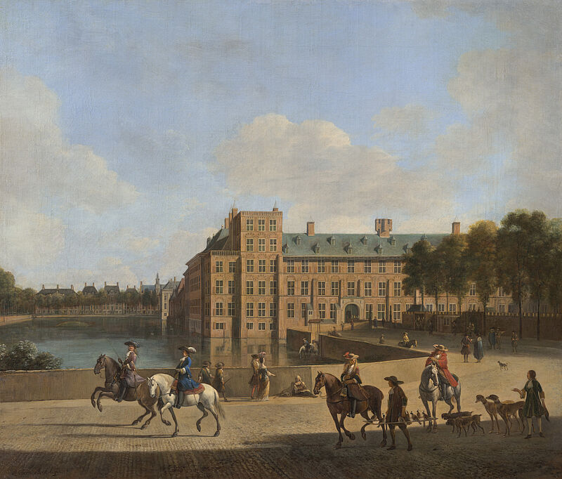 The Courtyard with the Vijver = Palace Pond at The Hague