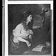 Wolfrum glass plate - Matea Cerezo the Younger, Penitent Mary Magdalene, Inv.-no. 314